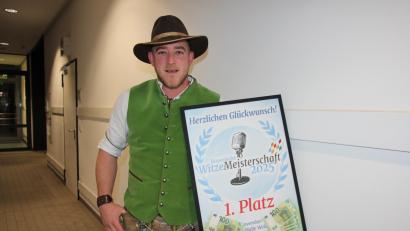 Bild: kro
Bayerischer Witzemeister: Wolfgang Bösl aus Eschenbach.
