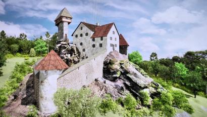 Bild: Franz Hoffmann
Die Darstellung im Film von Franz Hoffmann zeigt, wie die Burg Weißenstein zu ihrer Blütezeit aussah.