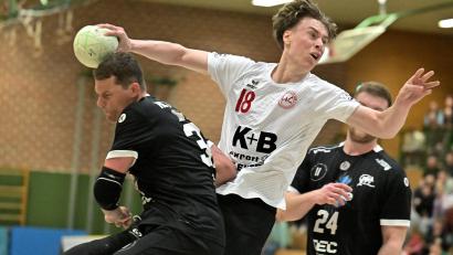 Archivbild: Hubert Ziegler
Die Sulzbacher Handballer (im Bild Denis Loos) haben ihr letzte Saisonheimspiel erfolgreich gestaltet.