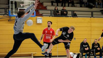 Bild: Guenter Uschold
Patrick Schießl (rechts) und die Herren des HV Oberviechtach müssen zur HG Eckental.