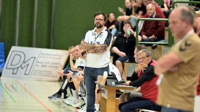 Archivbild: Hubert Ziegler
Trainer Michael Klose und sein Team des HC Sulzbach sind am Sonntag in Erlangen zu Gast.