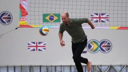 Bild: Silvia Izquierdo/AP/dpa
William spielte an der legendären Copacabana.