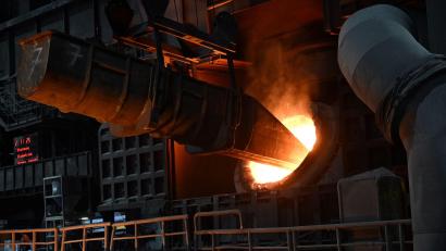 Bild: Federico Gambarini/dpa
Die Lösungen für die Stahlindustrie liegen aus Sicht der IG Metall auf dem Tisch. (Archivbild)