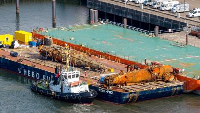 Bild: Sina Schuldt/dpa
Experten haben das U-Boot untersucht und zerlegt. (Archivbild)