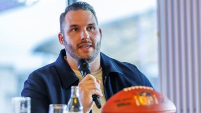 Bild: Andreas Gora/dpa
Ex-NFL-Profi kritisiert die schlechte Förderung für Football-Talente in Deutschland.