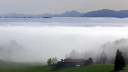 Bild: Karl-Josef Hildenbrand/dpa
Am Wochenende ist mit viel Nebel im Freistaat zu rechnen. (Symbolbild)