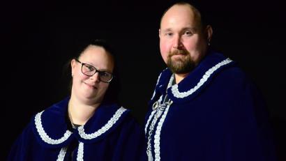 Bild: Kunz
Prinzessin Nicole II. und Prinz Christian II. sind das neue Prinzenpaar der Narrhalla Weiden.