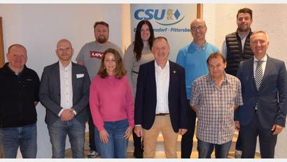 Bild: Liane Kern
Die CSU Ebermannsdorf hat ihre Liste für die Kommunalwahl nominiert. MdL Dr. Harald Schwartz (vorne rechts) gratulierte. Der Wahl stellen sich (Vorne, von links) Jürgen Rieger, Jörn Henseleit, Ramona Sulkowski, Bürgermeister Erich Meidinger, Ingo Wiesgickl-Lasser sowie (Hinten, von links) Matthias Sturm, Julia Eckl, Andreas Schmidbauer und Andreas Straller.