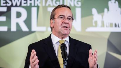 Bild: Christoph Soeder/dpa
Bundesverteidigungsminister Boris Pistorius (SPD) warnt: Russland rüstet sich für einen weiteren Krieg.