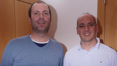 Bild: nib
Florian Adam (rechts) wurde einstimmig zum neuen Verbandsvorsitzenden gewählt. Tobias Dirrigl (links) ist neues Mitglied im Rechnungsprüfungsausschuss.