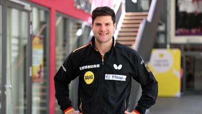 Bild: Federico Gambarini/dpa
Tischtennis-Star Dimitrij Ovtcharov überzeugt in Frankfurt. (Archivbild)