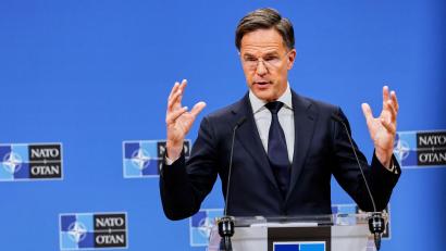 Bild: Geert Vanden Wijngaert/AP/dpa
Rutte: „Putin muss wissen, dass ein Atomkrieg niemals gewonnen werden kann und niemals geführt werden darf.“ (Archivbild)