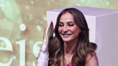 Bild: Hannes P. Albert/dpa
Bahnrad-Olympiasiegerin Kristina Vogel wurde beim Deutschen Sportpresseball geehrt.
