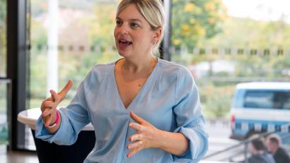 Bild: Daniel Vogl/dpa
Katharina Schulze fordert mehr Sicherheit für Frauen in Bayern. (Archivfoto)