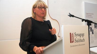 Bild: ge
Bettina Moser sprach in ihrer Rede auch die andauernde Verantwortung der Generationen an.