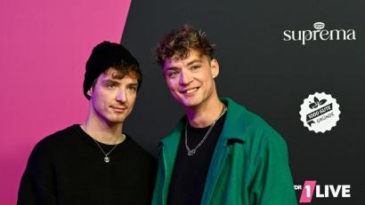 Bild: David Inderlied/dpa
Roman (l) und Heiko (r) Lochmann nennen sich musikalisch mittlerweile HE/RO. (Archivbild)