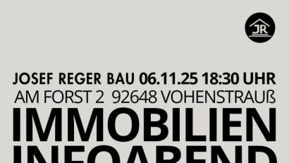 Bild: bildraumwest
Immobilien Infoabend am 6. November um 18.30 Uhr bei Josef Reger Bau, Am Forst 2 in Vohenstrauß.