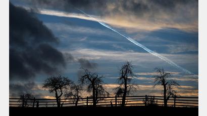 Bild: Karl-Josef Hildenbrand/dpa
Herbstliche Abendstimmung in Unterfranken