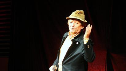 Bild: stg
Erwin Pelzig begeisterte am Samstagabend 600 Besucher in Speichersdorf.