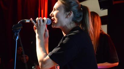 Bild: Helmut Kunz
Rapperin Oszkar zieht den Schlussstrich unter den Kinoabend.