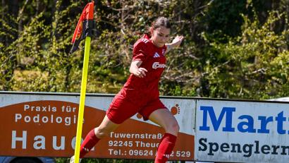 Archivbild: Loeffler, Jonas
Für Marie Karpf und den TSV Theuern steht am Wochenende das Derby gegen den SC Regensburg an.