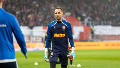 Bild: Sascha Janne
Jahn-Torwart Felix Gebhardt war der Elfmeter-Held im Pokal gegen den FC Ingolstadt.