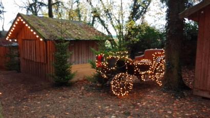 Bild: Schloss Guteneck
Es kann los gehen: Die ersten Hütten sind bereit für die Eröffnung.