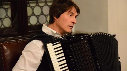 Bild: Kunz
Igor Kvashevich bei seinem Auftritt im Alten Rathaus.