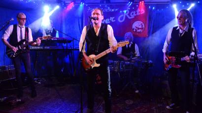 Bild: Kunz
Die "Rocking River Rats" aus Regensburg spielen auf der "Live Stage" im Kulturbahnhof.