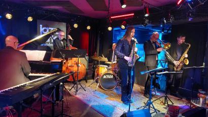 Bild: Kunz
Madeleine Joel & The Hildeguards begeisterten mit ihrem Auftritt im Weidener "Jazz-Zirkel".
