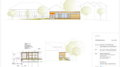 Bild: architekten brummer und retzer gmbh
Die Max-Prechtl-Schule wird um eine Mensa und Gruppenräume erweitert.