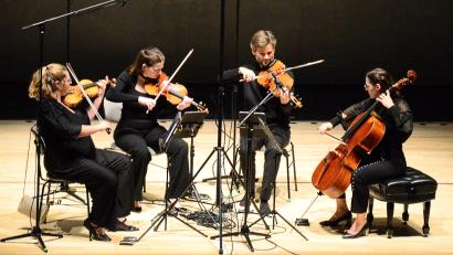 Bild: Kunz
Das Konzert mit dem "Barbican Quartet" wurde vom Bayerischen Rundfunk aufgezeichnet.