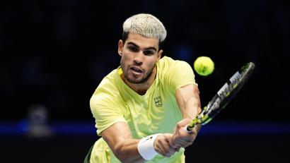 Bild: Marco Alpozzi/LaPresse via ZUMA Press/dpa
Muss seinen Start für die Davis-Cup-Endrunde absagen: Carlos Alcaraz.