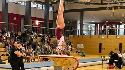 Bild: Moritz Helgert
Turnerin am Sprung: Johanna Rösch TG TIR