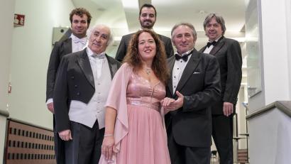 Bild: Georg Knaupe/exb
„Die Nacht der 5 Tenöre – Magia delle melodie“ begeistern Luigi Frattola, Orfeo Zanetti, Vincenzo Sanso, Alejo Ruiz und Emil Pavlov.