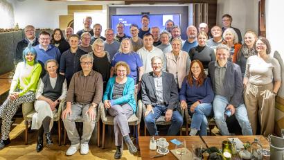 Bild: Marcus Rebmann
Die Kandidaten der Wählervereinigung Die Liste Amberg am Montag im Bootshaus.