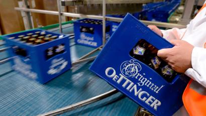 Bild: Peter Steffen/dpa
Die Brauerei stellt die Produktion in Braunschweig ein. (Archivbild)