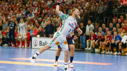 Bild: Michael Hundt/dpa
Matthias Musche traf im ersten Spiel von Beginn an nach seiner Verletzung gleich elf Mal.