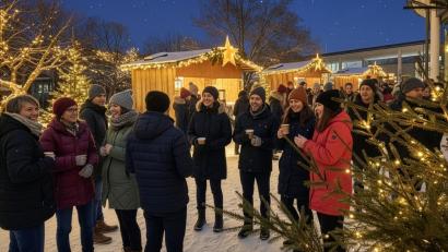 Bild: Innovision Center/exb
Gemütlicher Weihnachtsmarkt im Innovision Center mit festlichem Konzert.