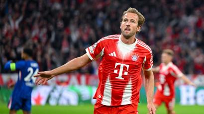 Bild: Sven Hoppe/dpa
Harry Kane ist beim FC Bayern in der Form seines Lebens. (Archivfoto)