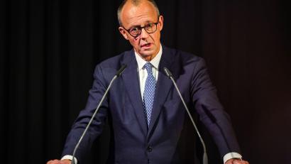 Bild: Christoph Reichwein/dpa
Friedrich Merz will Europas Abhängigkeiten reduzieren.