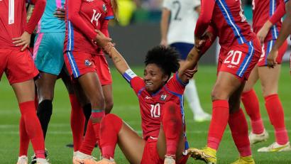 Bild: Mark Baker/AP/dpa
Marta Cox steht derzeit beim Fenerbahçe in der türkischen Liga unter Vertrag. (Archivbild)