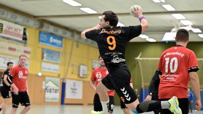 Archivbild: Hubert Ziegler
Nicht nur für Sebastian Kistenpfennig (rechts) und die HG Amberg wird der November wegweisend. Auch Sulzbach, Nabburg/Schwarzenfeld und OVI stehen vor wichtigen Wochen.