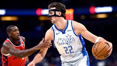 Bild: Phelan M. Ebenhack/AP/dpa
Franz Wagner führte Orlando mit 14 Punkten nach der Pause an.