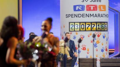 Bild: Rolf Vennenbernd/dpa
Rund 23 Millionen Euro waren am Ende im Spendentopf - so viel wie noch nie bei dem traditionsreichen RTL-Format.