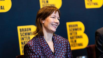 Bild: Michael Matthey/dpa
Schauspielerin Sandra Hüller beim Braunschweig International Film Festival: Sie wurde dort als Stargast mit dem Hauptpreis ausgezeichnet. (Archivbild)