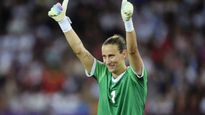 Bild: Nick Potts/PA Wire/dpa
Ann-Katrin Berger wird mit einem Meistertitel zur DFB-Elf der Frauen stoßen.