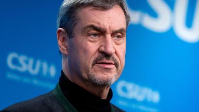 Bild: Sven Hoppe/dpa
Söder warnt vor den Folger einer Vertrauensfrage. (Archivbild)