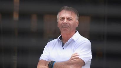 Bild: Luis Nova/AP/dpa
Bolsonaro stand wegen Verstößen gegen gerichtliche Auflagen unter Hausarrest. (Archivbild)