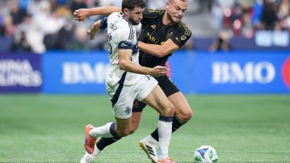 Bild: DARRYL DYCK/The Canadian Press/AP/dpa
Thomas Müller setzte sich mit Vancouver gegen Los Angeles durch.